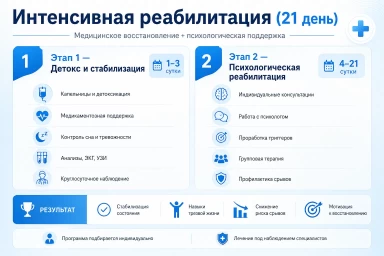 Реабилитация за 21 день в Калаче